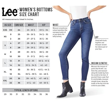 Lee Women's Petite Legendary Mid Rise Straight Leg Jean