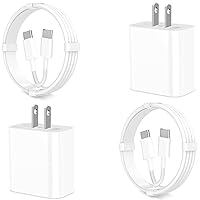 iPhone 15 Charger Fast Charging【MFi Certified】, Linocell 2Pack 20W USB-C Power Type-C Wall Charger Block+2Pack 10FT Long USB-C Cable for iPhone 15/15 Plus/15 Pro/15 Pro Max/iPad Pro/Air/Mini/iPad 10th