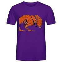 Wicked Dinosaur Tee Shirts for Men Purple