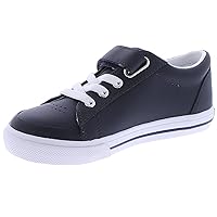 FOOTMATES Reese Leather Shoes for Boys and Girls with Custom-Fit Insoles, Slip-Resistant Rubber Outsole, and Breathable Lining - for Infants, Toddlers, and Little Kids