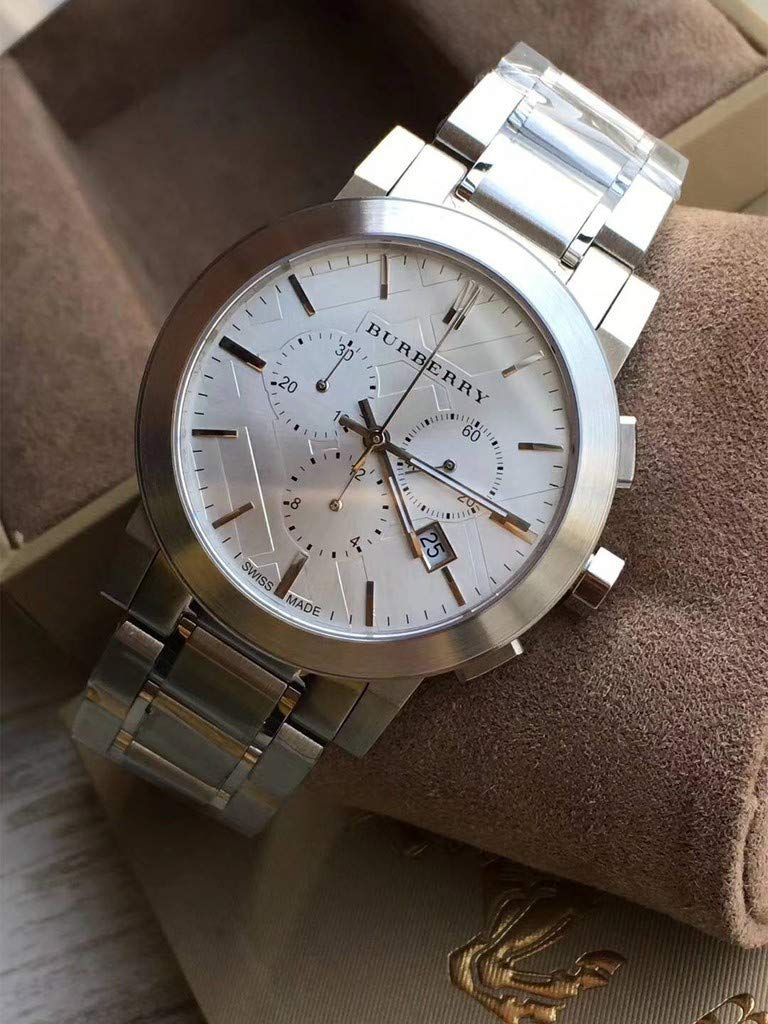 Mua Swiss Silver Date Dial 42mm Men Chronograph Stainless Steel Wrist Watch  The City BU9350 trên Amazon Mỹ chính hãng 2023 | Giaonhan247