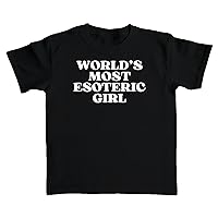 World's Most Esoteric Girl T-Shirt Baby Tee Crop Top