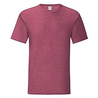 Fruit of the Loom Mens Iconic T-Shirt (3XL) (Heather Burgundy)