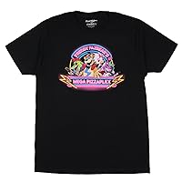 Five Nights at Freddy's Men's Freddy Fazbear's Mega Pizzaplex Adult Graphic Print T-Shirt
