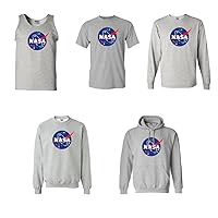 NASA Meatball Logo Space Shuttle Rocket Science Geek T Shirt Long Sleeve
