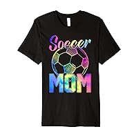 Soccer Mom Tie Dye Family Player Soccer Mommy Mother's Day Premium T-Shirt