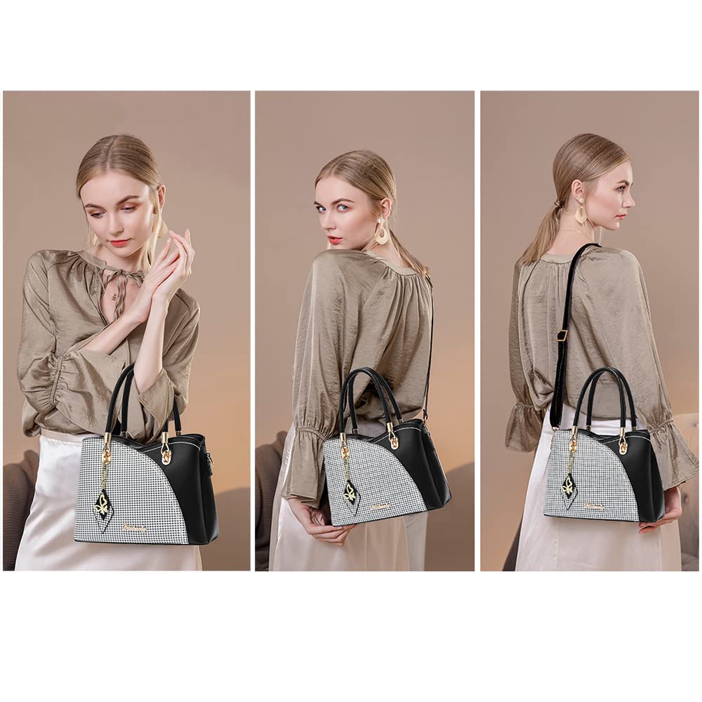 SiMYEER Purses and Handbags Top Handle Satchel Shoulder Bags Messenger Tote Bag for Ladies