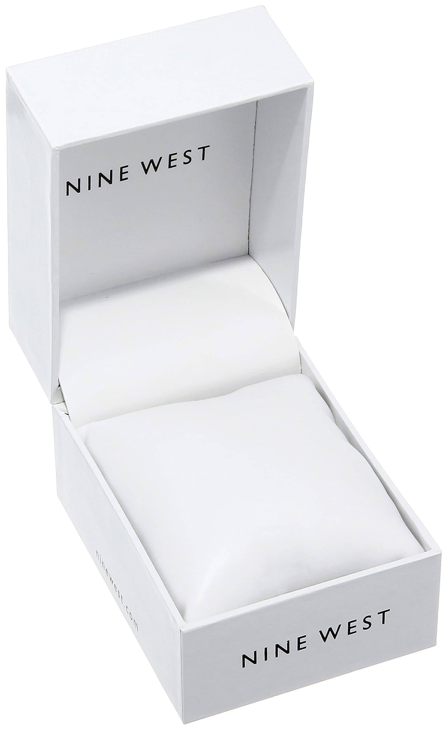 Nine West Women's Textured Silicone Strap Watch