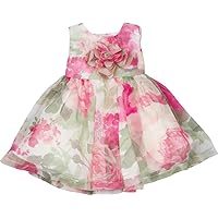 David Charles London Baby-girls Classic Print Dress