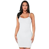 Dresses for Women - Solid Cami Bodycon Dress