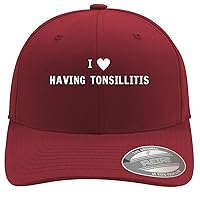 I Heart Love Having Tonsillitis - Soft Flexfit Baseball Hat Cap