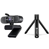 EMEET C960 2K Webcam with Tripod, 2 Noise-Reduction Mics, TOF Autofocus Streaming Webcam with Privacy Cover, Plug&Play USB Webcam for Calls/Conference, Zoom/Skype/YouTube, Laptop/Desktop ASIN: SKU: B0
