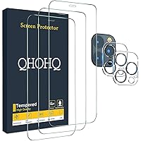 QHOHQ 3 Pack Screen Protector for iPhone 12 Pro Max 6.7