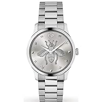 Gucci G-Timeless Quartz Silver Dial Ladies Watch YA1264126