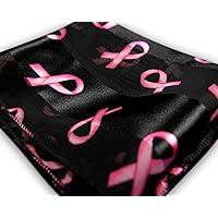 Pink Ribbon Scarf for Breast Cancer Awareness - Women Lightweight Scarf – Shawl, Sunscreen Scarf, Gift-Giving & Fundraisers