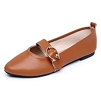 VenusCelia Women's Mary Jane Flat Shoe