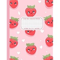 Graph Paper Composition Notebook Quad Ruled 5x5, Grid Paper 8.5 x 11: Aesthetic Happy Strawberry Smiles Pastel Cover |Graph Paper Notebook, Quad Ruled ... & Designers & for Drawing House Plans Graph Paper Composition Notebook Quad Ruled 5x5, Grid Paper 8.5 x 11: Aesthetic Happy Strawberry Smiles Pastel Cover |Graph Paper Notebook, Quad Ruled ... & Designers & for Drawing House Plans Paperback