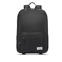 Solo New York Bleeker Rolling Backpack, Black - Made from Recycled Materials, Fits up to 15.6
