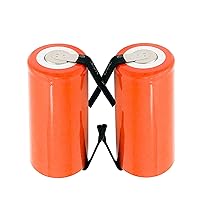 Aa Rechargeable Battery1.2V 2800Mah Sc Ni-Cd Battery Rechargeable Batteria Replacement Cells with Tab an Extension Cord Processed Drop Shipping 2Pcs