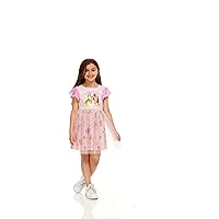 Disney Princess Sequin Sleeve Tulle Dress-Girls Sizes 2-6x