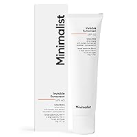 Minimalist SPF 40 Water Resistant Invisible Sunscreen Gel | Ultra Light Gel | No White Cast | Sweat Resistant | PA+++ | With Tomato Extract, Squalane and Jojoba Seed Oil | For Women & Men | 50 gm