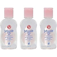 Johnson's Baby Massage Oil, 50 ml / 1.7 FL Oz - 3 Pack