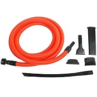 Centec Systems 93543 Shop Vacuum Garage Kit, 20 Ft. Hose, Orange/Black