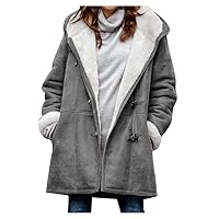 FQZWONG Winter Coats For Women 2023 Trendy Casual Warm Jacket Fashion Long Sleeve Outerwear Trendy Clothes