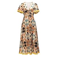 HOT Fashionista Multi Colored Midi Dress L