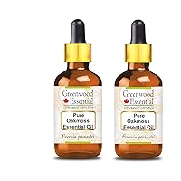 Pure Oakmoss Essential Oil (Evernia prunastri) with Glass Dropper Steam Distilled (Pack of Two) 100ml X 2 (6.76 oz)