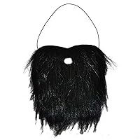Loftus Lumberjack Mountain Man Beard & Moustache Set, Black, One Size