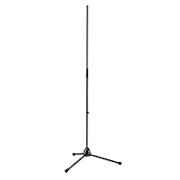 K&M König & Meyer 20170.500.55 - Microphone Stand - Medium Duty Weight Tripod - Folding Leg Base - Compact - Professional Grade - German Made- Black
