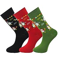 MySocks Unisex Extra Fine Combed Cotton Crew Socks | Joyful Christmas Designs| Make Your Steps Enjoyable