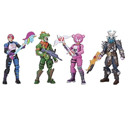 Fortnite,Rex Squad Mode 4 Figure Pack, Series 1