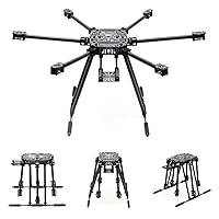 ZD850 850mm 6 Axle Full Carbon Fiber Frame Kit with Unflodable Landing Gear Foldable Arm ZD 850 for DIY FPV Aircraft Hexacopter