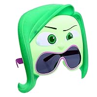 Sun-Staches Inside Out Disgust Party Favors Costume Sunglasses | UV400, Protected Lenses, One Size Fits Most