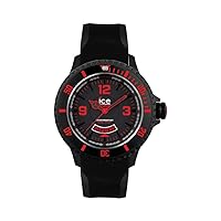 ICE-Watch Surf Men's Quartz Watch with Black Dial Analogue Display and Black Silicone Bracelet DI.BR.XB.R.11