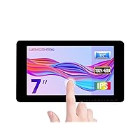 Waveshare 7inch Capacitive Touch IPS Display Compatible with Raspberry Pi 4B/3B+/3A+/CM3+/4 1024×600 Resolution DSI Interface