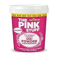 Stardrops The Pink Stuff Miracle Laundry Oxi Powder Stain Remover for Colours, 1kg