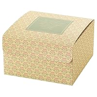 HEADS SRN-GL Gift Box, 9.4 x 5.5 x 9.4 inches (24 x 14 x 24 cm), Serene Gift Box, Large, Freezer, Water Resistant, Chiffon Cake, Pack of 10