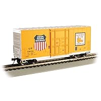 Bachmann Trains - High-Cube Box Car with Sliding Door - Union Pacific® - HO Scale Silver
