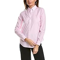 Brooks Brothers Women's Long Sleeve Non-Iron Supima Cotton Stretch Blouse