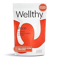 Vision Gummy - Vegan Eye Health Vitamins for Adults, Fights Oxidation & Inflammation with Lutein, Beta-Carotene & Zinc (Peach Flavor, 30 Day)