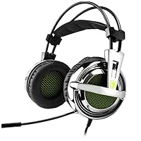 Gaming Headset, Sades SA-928 Stereo Lightweight PC Gaming Headphones 3.5mm Jack with Mic for Laptop PC/MAC With Free Headset Splitter Adapter