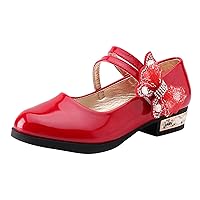 X Level Prospect Girl Shoes Small Leather Shoes Single Shoes Children Dance Shoes Girls Performance Shoes for Size 4