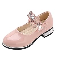 Size 3 Girls Shoes Shoes Kids Sandals Bling Toddler Shoes Princess Mary Non-Slip Toddler Girl High Top Shoe