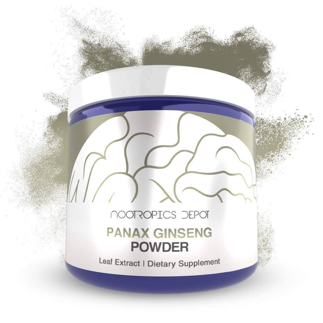 Nootropics Depot Panax Ginseng Leaf Extract Powder (40-45% Ginsenosides) 30 Grams