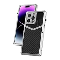 Luxury Carbon Fiber with Aluminium Case for iPhone 14 Pro 6.1