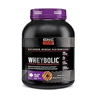 GNC AMP Wheybolic Protein Powder | Targeted Muscle Building and Workout Support Formula | Pure Whey Protein Powder Isolate with BCAA | Gluten Free | Girl Scout Coconut Caramel | 25 Servings