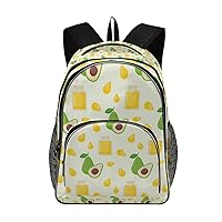 ALAZA Cute Avocado Travel Laptop Backpack Gifts for Men Women Fits 15.6 Inch Notebook